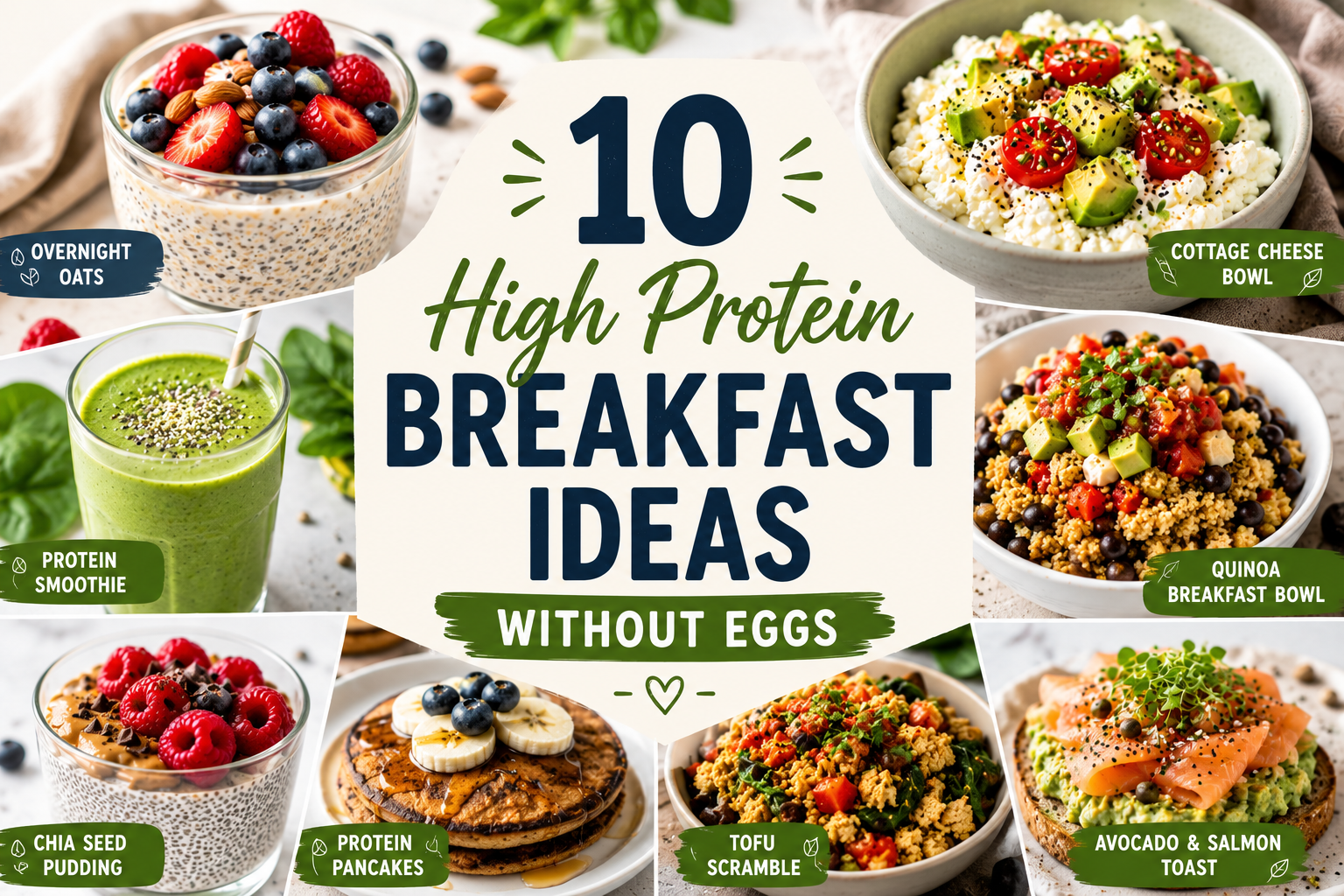 high protein breakfast ideas without eggs